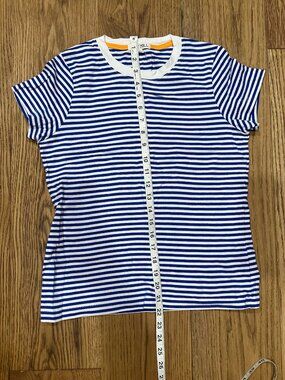 Alex Mill, Like New, Women's Small, Blue and White Striped T-shirt